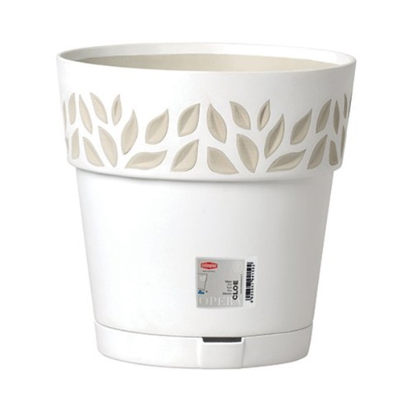 Vaso piante Stefanplast 94150 CLOE Opera Bianco