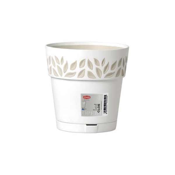 Vaso piante Stefanplast 94050 CLOE Opera Bianco