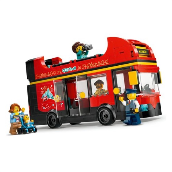 Costruzioni LEGO 60407 CITY GREAT VEHICLES Autobus turistico rosso a d