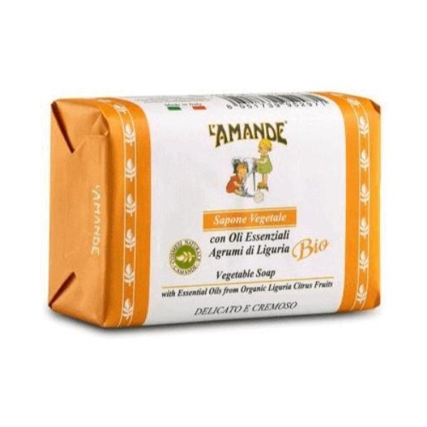 Detergente L'Amande Sapone vegetale agrumi di liguria 200 Gr