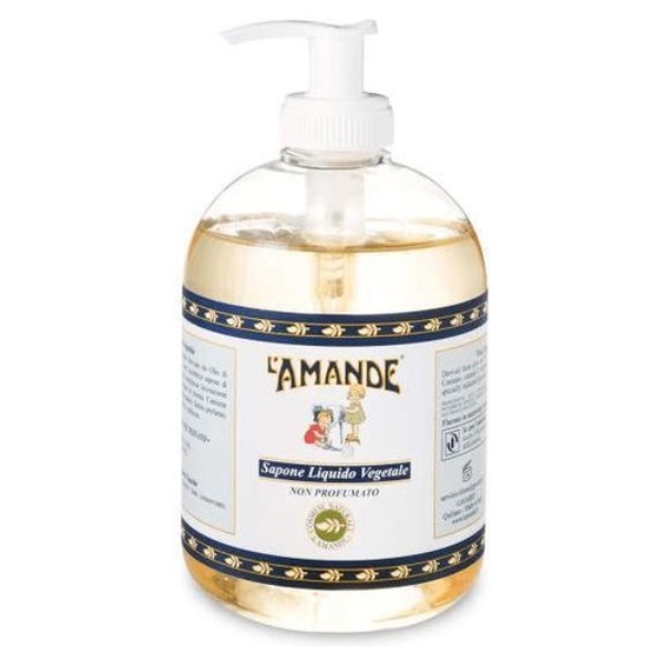 Detergente L'Amande Sapone liquido vegetale non profumato 500 ml