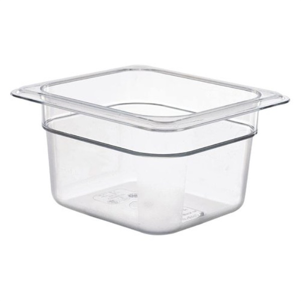Bacinella gastronomia Cambro 64CW135 GASTRONORM Mod. 1/6 Trasparente