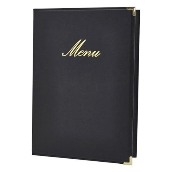 Porta menù Vermes MC CRA4 BL SECURIT A4 Classic Nero