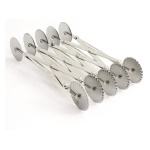 Taglia pasta Kaufgut 040691 EVA Professionale 5 liscie + 5 rotelle den