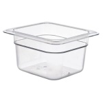 Cambro - Bacinella alimenti 1/6 Cambro 64CW135 GASTRONORM Trasparente Trasparen