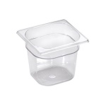 Cambro - Bacinella alimenti 1/6 Cambro 62CW135 GASTRONORM Trasparente Trasparen