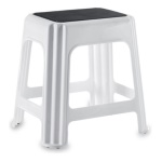 Giganplast - Sgabello bagno Giganplast 7595M/BI Sgabello 42X34X42H Multiuso 7595/M