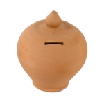 3C Casa - Salvadanaio 3C Casa 002 Tondo Terracotta