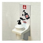 Eliplast - Porta sapone parete Eliplast 1010/1 Kit Per Disinfettare Le Mani