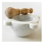 Marmo In - Mortaio Marmo In Marmo Bianco C/Pestello Cm.16