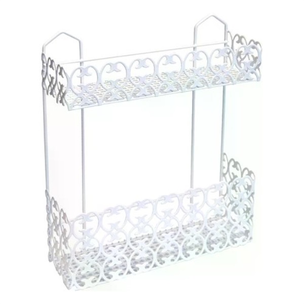 Cestello box doccia Metaltex 42 33 02 FLORENZ Rettangolare 2 piani Bia
