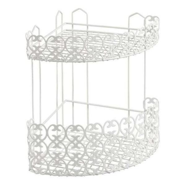 Cestello box doccia Metaltex 42 37 02 FLORENZ Angolare 2 piani Bianco