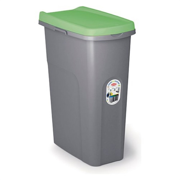 Pattumiera differenziata Stefanplast 70781 HOME ECO SYSTEM Con ruote V