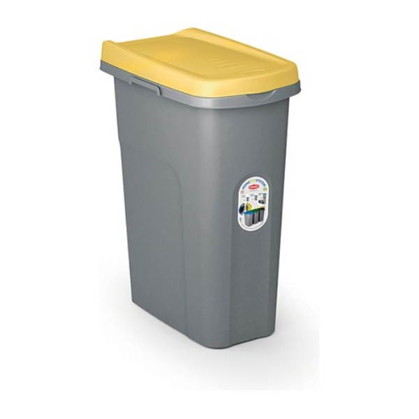 Pattumiera differenziata Stefanplast 70740 HOME ECO SYSTEM Giallo