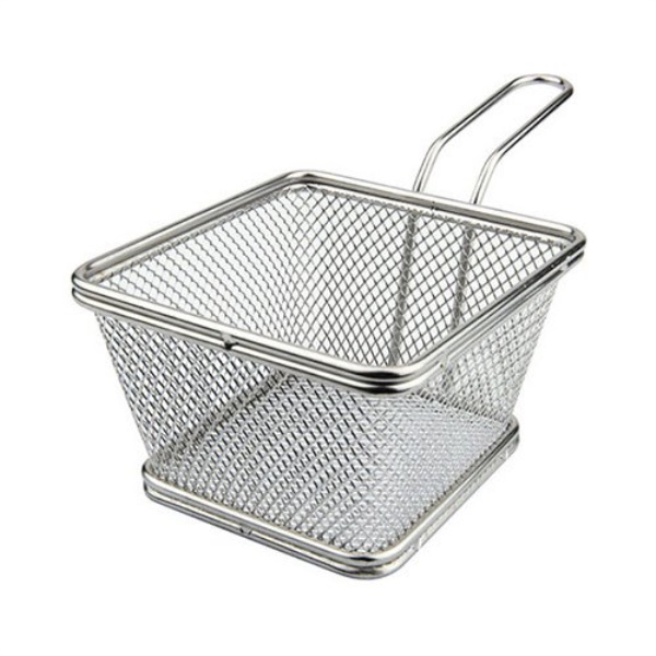 Cestello frittura Ilsa 24810120ICV Monoporzione Quadro Cromato