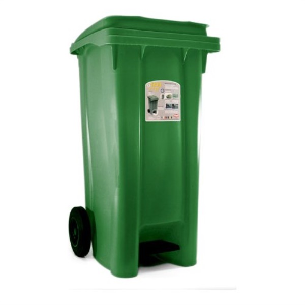 Bidone carellato Stefanplast 25701 URBAN ECO SYSTEM Con Pedale Verde