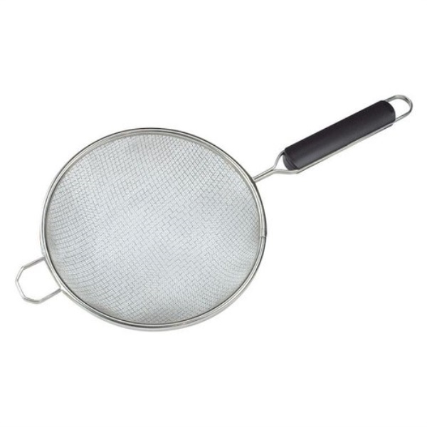 Scolapasta Ilsa 14250240IVV Doppia rete Cromo e Nero