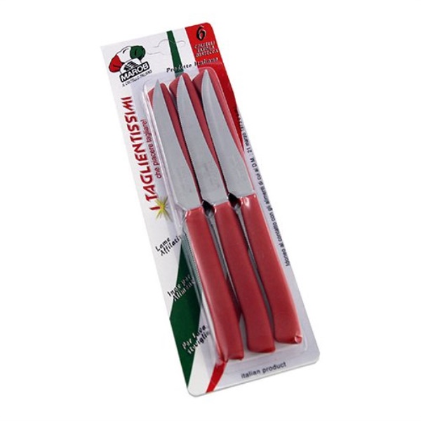 Set coltelli bistecca Marietti 1860 43TFB06R I TAGLIENTISSIMI lama den