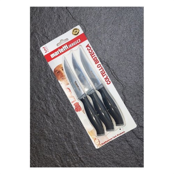 Set coltelli bistecca Marietti 1860 1225TPB03N LADY lama dentata 11 cm