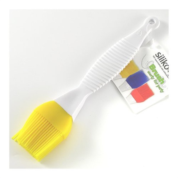 Pennello cucina Silikomart 70 049 60 0001 silicone medium Giallo e Bia