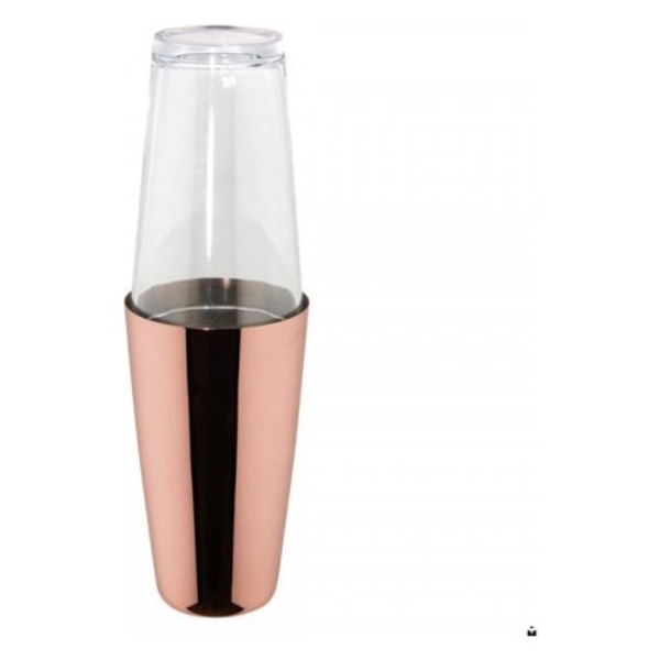 Shaker Ilsa 45320700IVV MIXAGE Boston con bicchiere Ramato