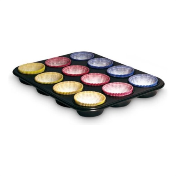 Stampo Guardini 89913 GARDENIA 12P con 60 pirottini Nero