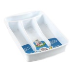 Stefanplast - Porta posate Stefanplast 47101 P/Posate Bianco 4 Ps