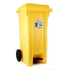 Bidone carellato Stefanplast 25705 URBAN ECO SYSTEM Con Pedale Giallo 