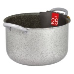 Pentola Mamù JANE2PENMTXXXX28 JANET 2.0 Grigio pietra