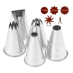 Piazza Effepi - Sacco decoratore dolci Piazza Effepi 276704 Set 5 Bocchette Bon Bon In