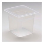 Cambro - Bacinella alimenti 1/6 Cambro 66PP190 GASTRONORM Bianco traslucido Bia
