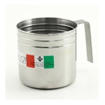 Rivadossi - Lattiera Rivadossi GA002 Bricco Cilindr.Cm.10 Inox 18/C