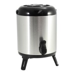 Caraffa termica Ilsa 11070800ICV distributore con rubinetto Silver