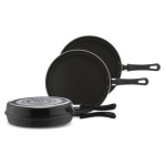 Piardinox - Padelle frittata Piardinox DUEG2425NEIN Girafrittata Induzione Cm