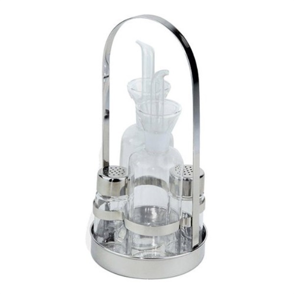 Set condimento Ilsa 12530000IVV Menage Cromo