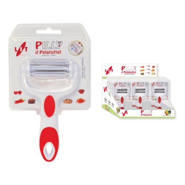 Pelapatate Lit Gas PILLY 3 lame Assortito