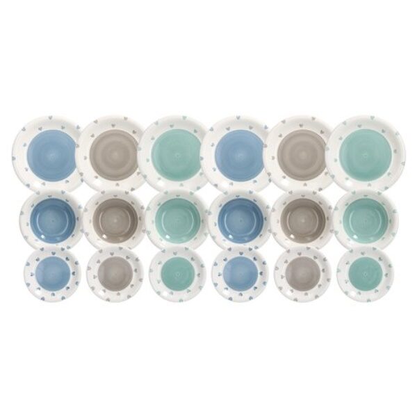 Servizio piatti Tognana LS170185696 LOUISE LOVELY Multicolor