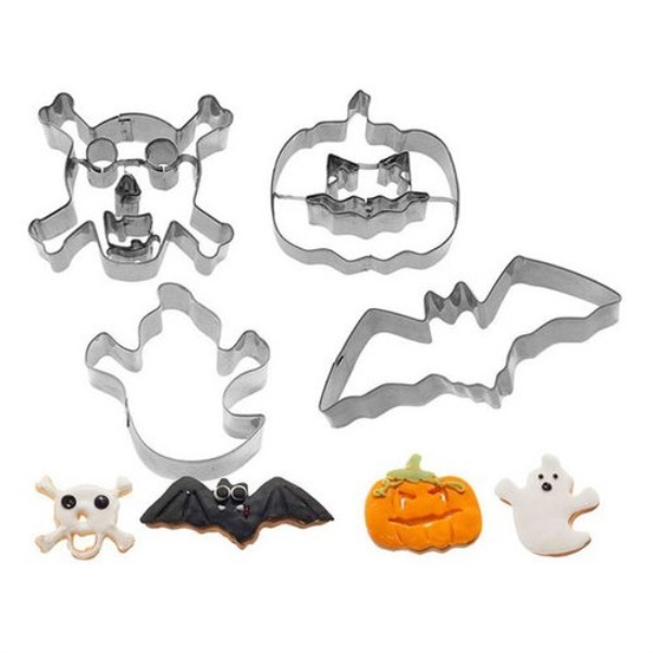 Formine biscotti Kaufgut 045879 Halloween Assortiti Acciaio