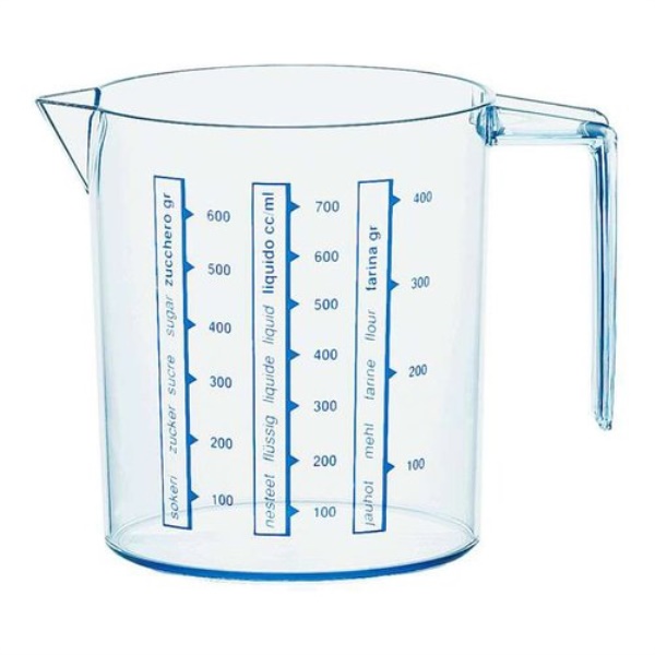 Contenitore graduato Cosmoplast 411 Caraffa dosa alimenti graduata Tra
