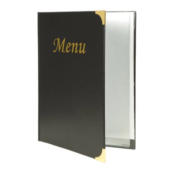 Porta menù Vermes MC BRA4 BL SECURIT A4 Basic Nero