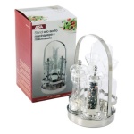 Ilsa - Olio aceto sale pepe Ilsa 12560000IVV Stand Oliera+Macinasale/Pepe1256