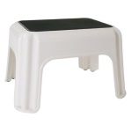 Giganplast - Sgabello bagno Giganplast 7580M/BI Sgabello 40X32X24H Multiuso 7580/M