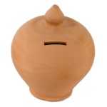 3C Casa - Salvadanaio 3C Casa 003 Tondo Terracotta