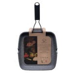 Bistecchiera Fonderia Maggiori PA19 bordo alto Grigio