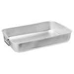 Agnelli - Rostiera Agnelli ALMA15140 Angoli tondi maniglie inox snodate Allumini