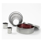 Formine biscotti Kaufgut 041296 EVA Tondi assortiti da 22 a 90 mm Acci