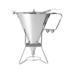 Dosatore alimenti Kaufgut 041140 Imbuto 3 Bocchette Cromo