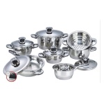 Batteria pentole 3C Casa BA000168 BLUMENTHAL Cromo lucido