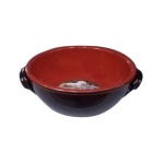 Vulcania - Pentola terracotta Vulcania B1TC218 ECO Tegame Marrone