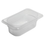 Cambro - Bacinella alimenti 1/9 Cambro 92PP190 GASTRONORM Bianco traslucido Bia